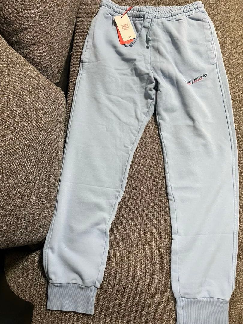 【新品未使用】Diesel フーディー ライトブルー スウェット セットアップ