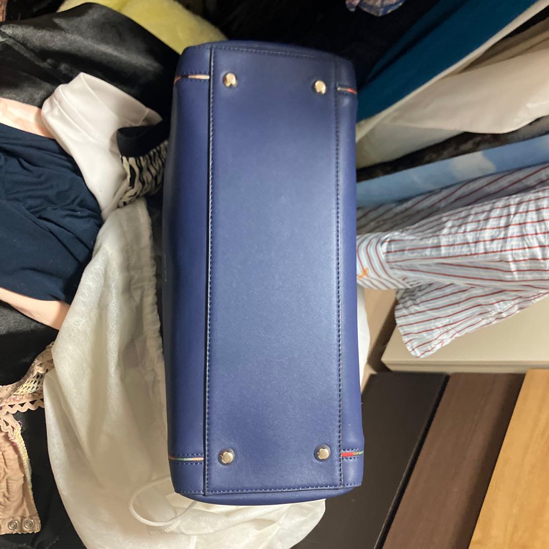 ポールスミス　新品未使用 ネイビー ビジネスバッグ 合成皮革