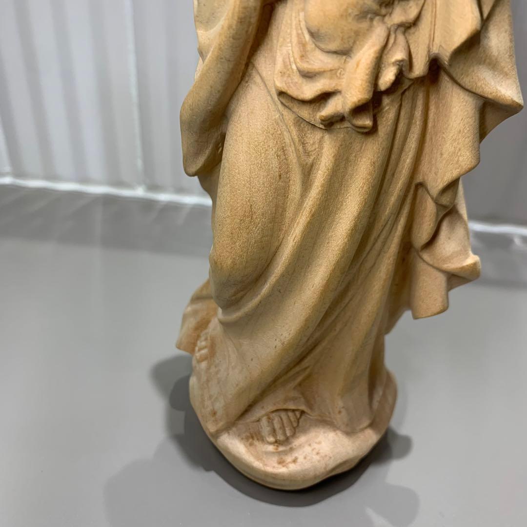 稀少✨最高級品　Lepi 置物　木彫　聖母マリア　マリア像