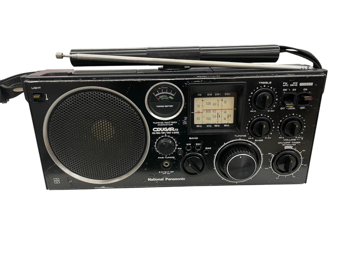 ジャンク ナショナル COUGAR113　RF-1130 ラジオ 当時物 レトロ