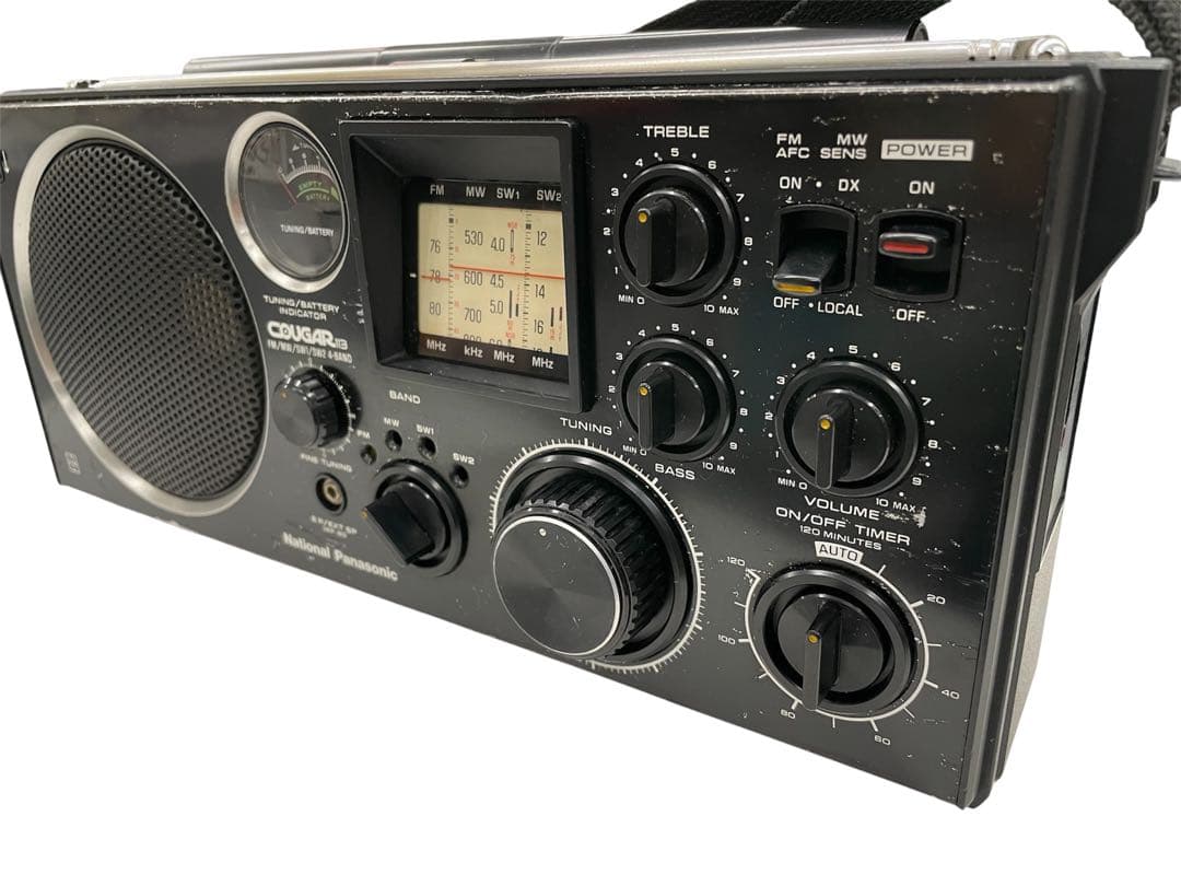 ジャンク ナショナル COUGAR113　RF-1130 ラジオ 当時物 レトロ