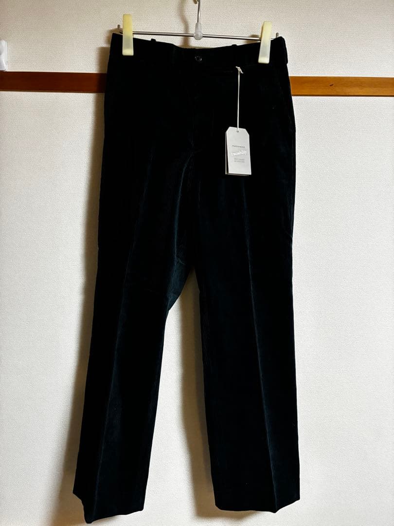 【MARKAWARE】トラウザーズ オーガニックコットンコーデュロイ ストレート