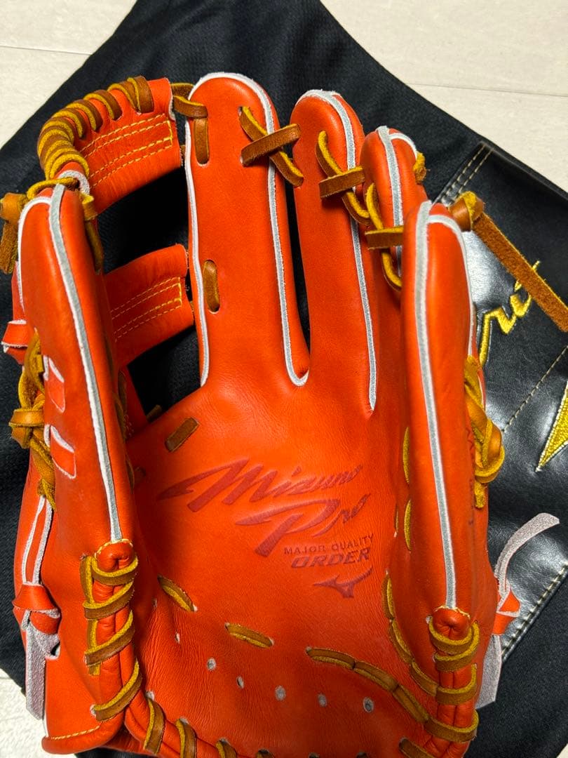 Mizuno Pro 硬式オーダーグローブ 長岡モデル+5mm 小ユニ仕様