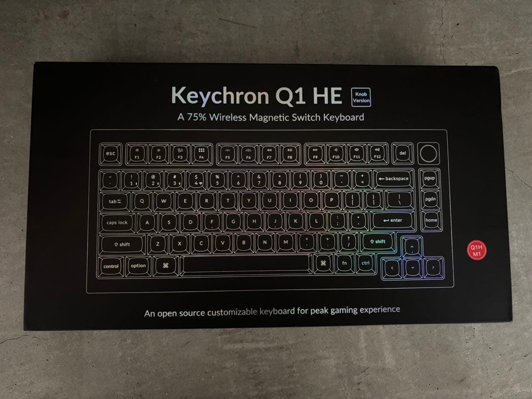 Keychron Q1 HE 75% ワイヤレスキーボード