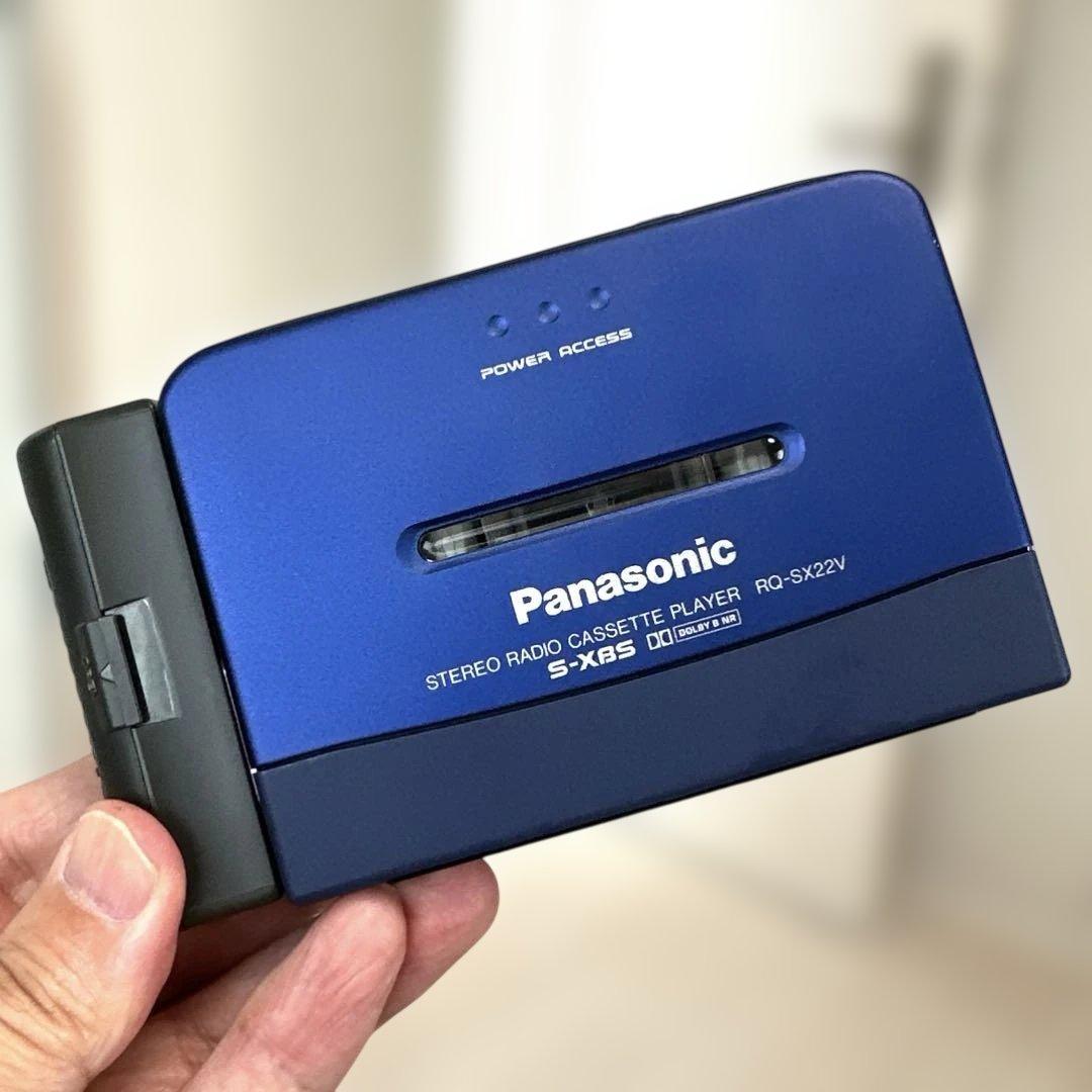 【極美DE可動品】Panasonic カセット プレーヤー RQ-SX22V