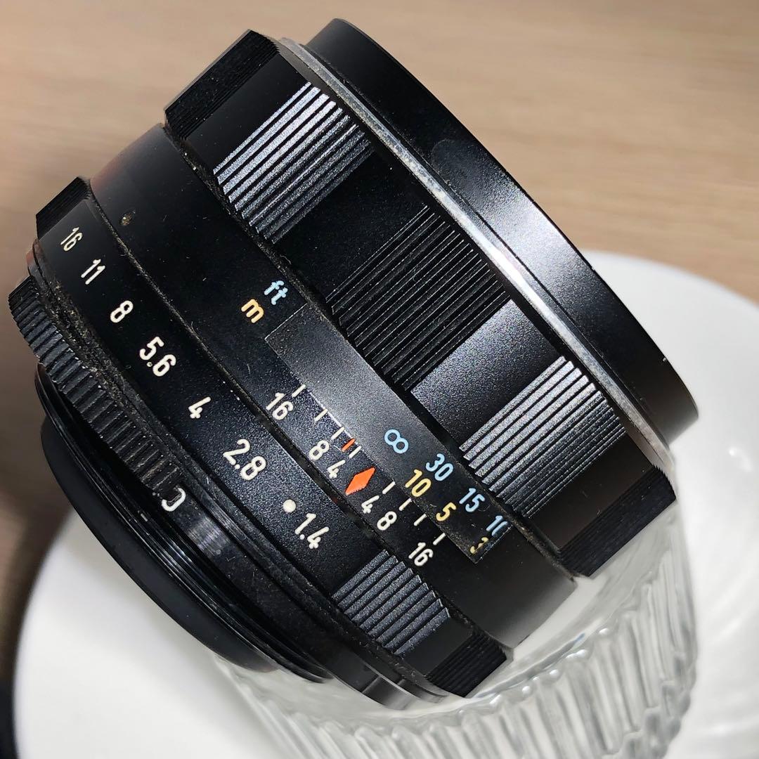 純正付属品付　PENTAX super takumar 50mm f1.4