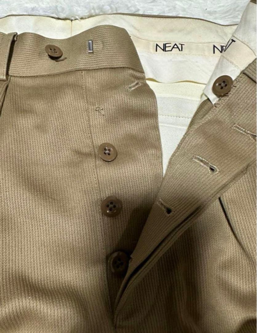 最終値下　NEAT COTTON PIQUE TAPERED