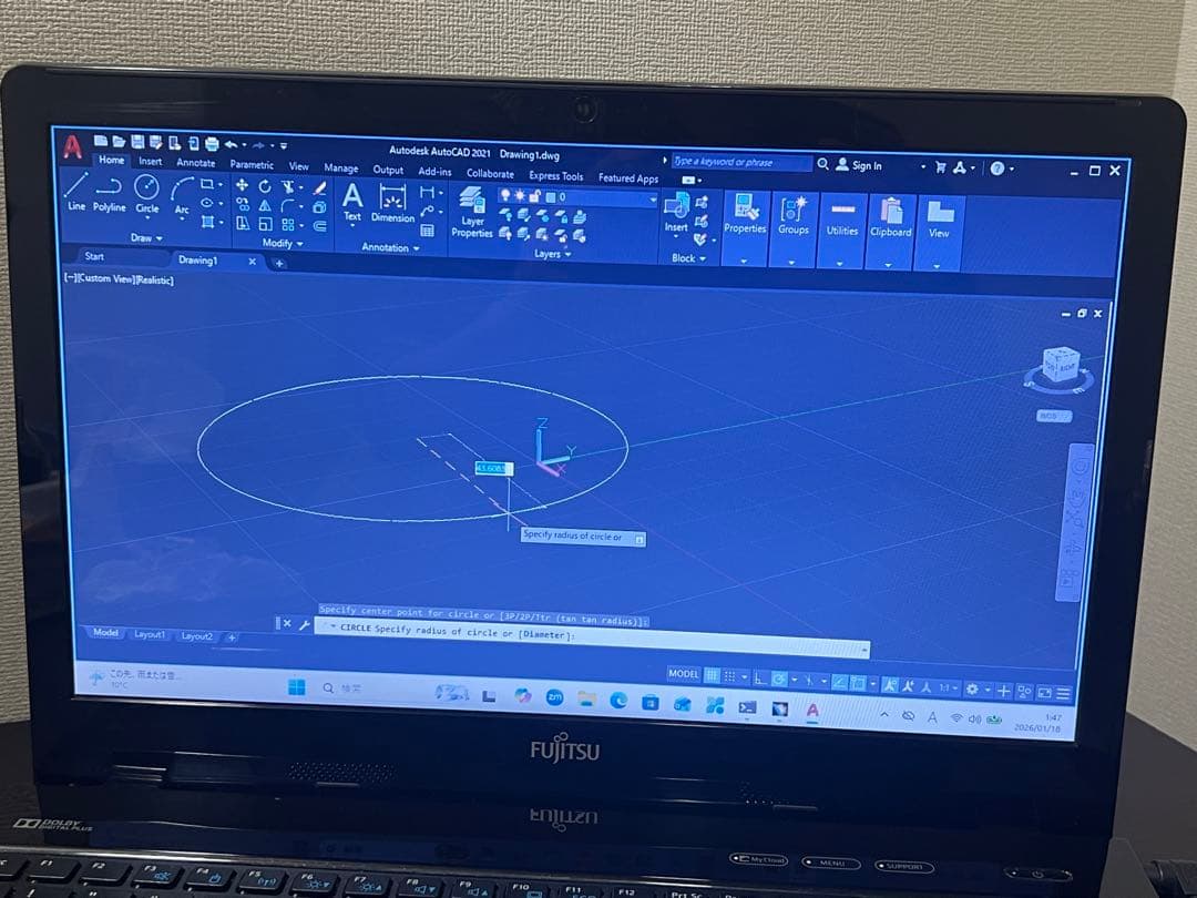 Cad Catia および　Autocad 2021インストール済み