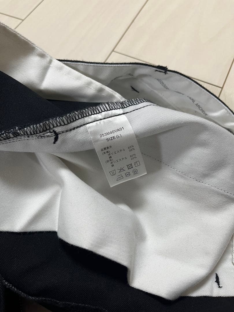 VAINL ARCHIVE × Dickies ドローストリング チノ パンツ