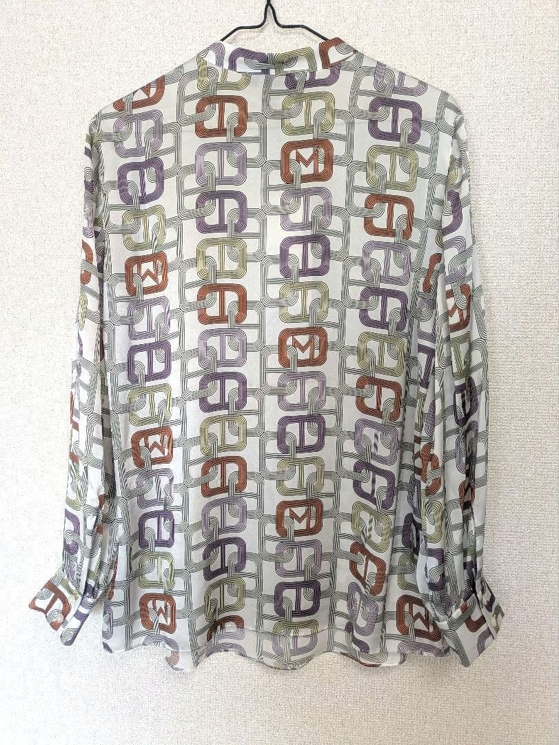 ［専用ページ]新品 MARELLA(マレーラ) 幾何学模様 シルク 長袖ブラウス