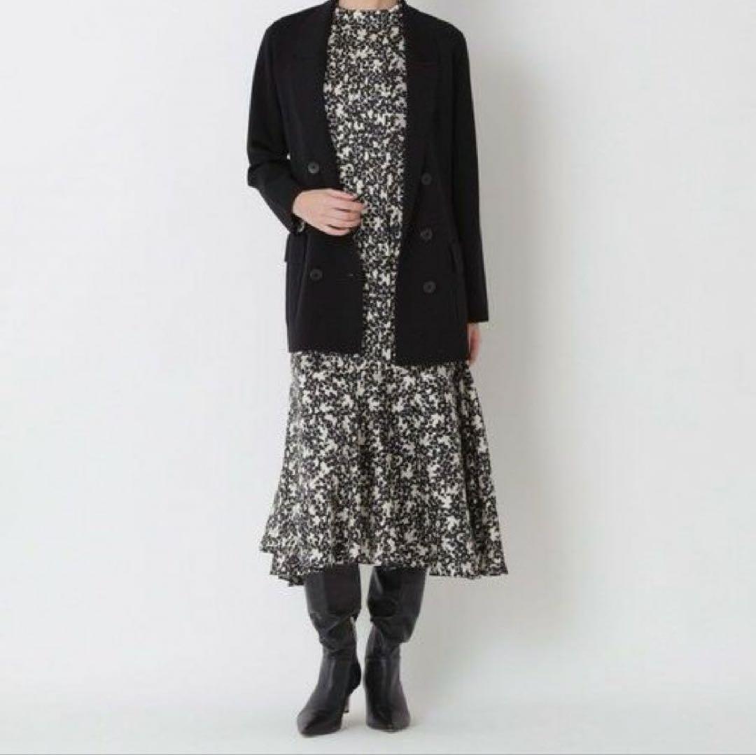 エポカ　epoca La maglia ミラノリブ　ニットジャケット　ダブル