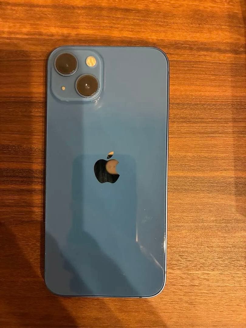Apple iPhone 13 青色 本体　箱付き