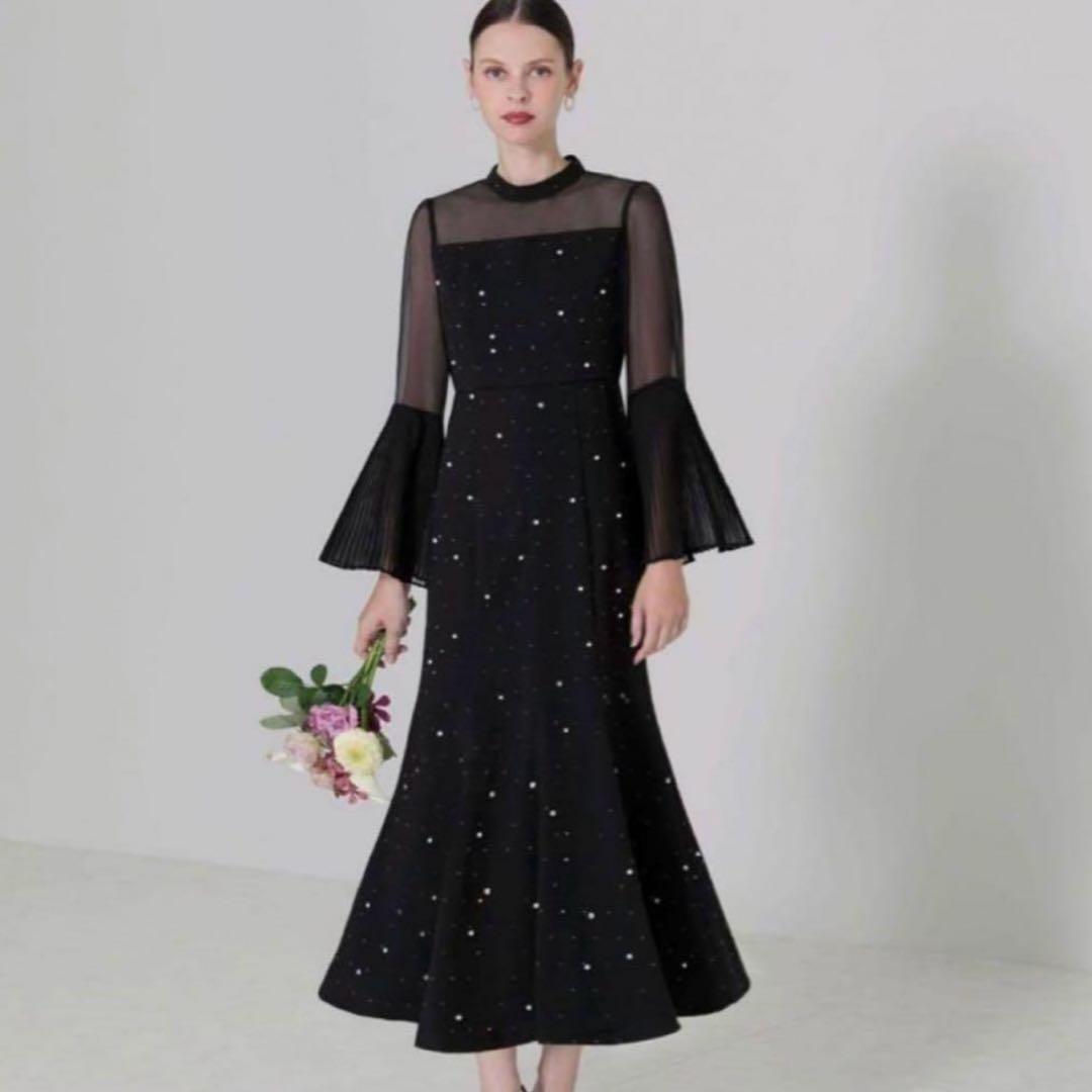 Leja パール ビジュー マーメイド ドレス