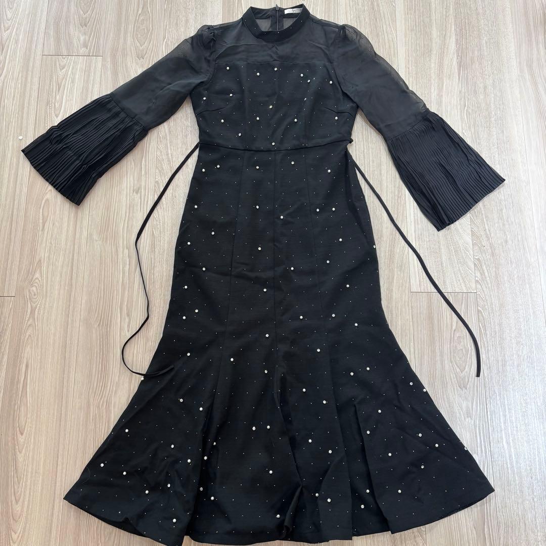 Leja パール ビジュー マーメイド ドレス