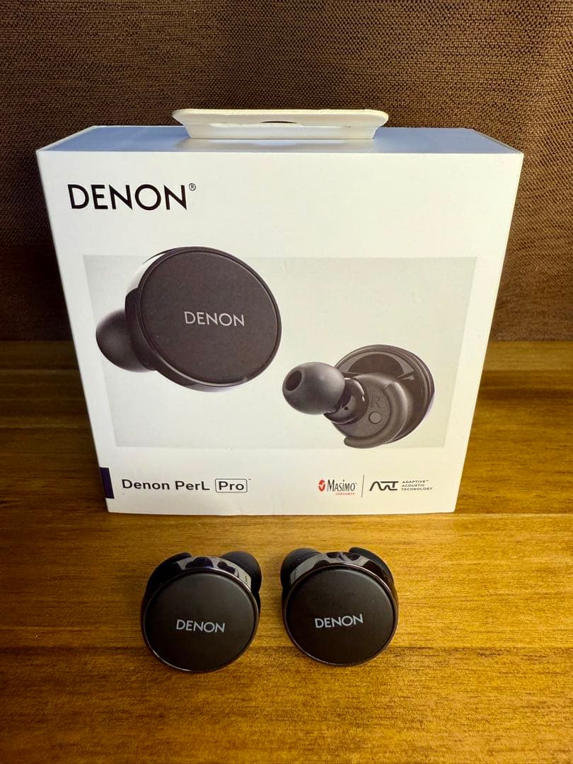 【箱あり】Denon PerL Pro イヤホン_充電ケースなし