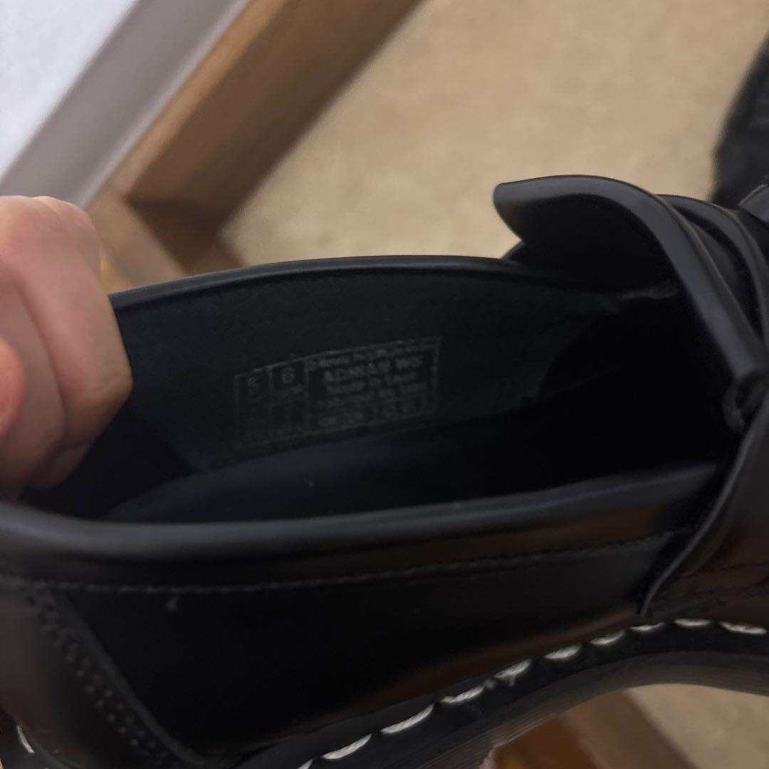 Dr. Martens ブラックフリンジローファーUK5