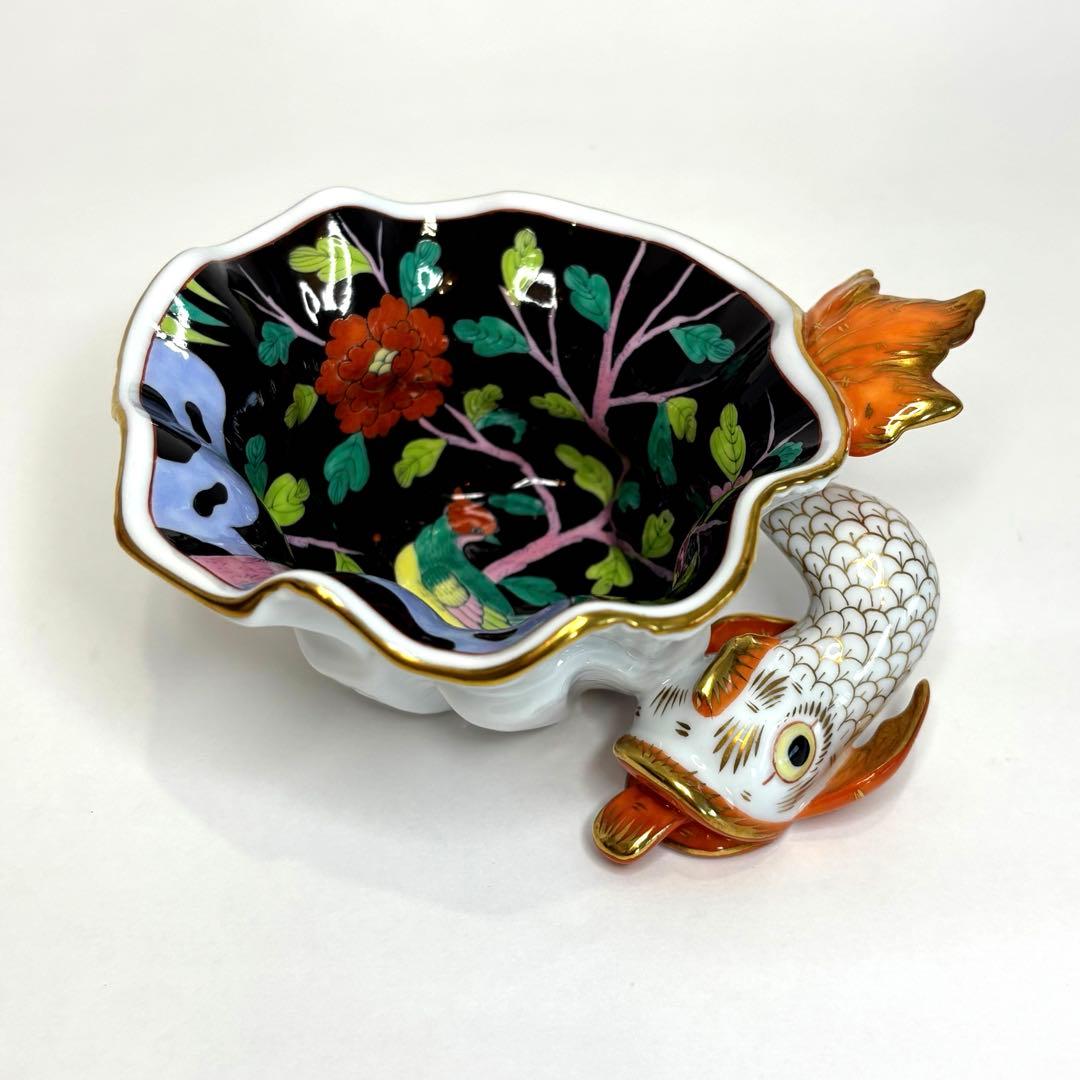 HEREND ヘレンド　マカオ（MAC） アッシュトレイ ドルフィンシノワズリ