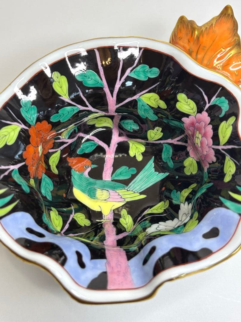 HEREND ヘレンド　マカオ（MAC） アッシュトレイ ドルフィンシノワズリ