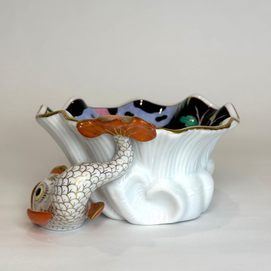 HEREND ヘレンド　マカオ（MAC） アッシュトレイ ドルフィンシノワズリ