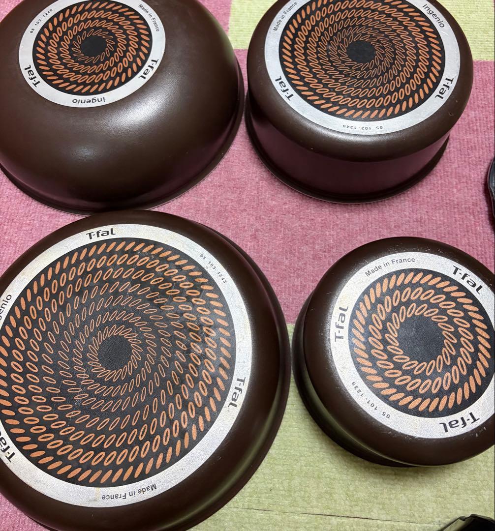 T-fal 鍋・フライパンセット ガス火・ＩＨ対応