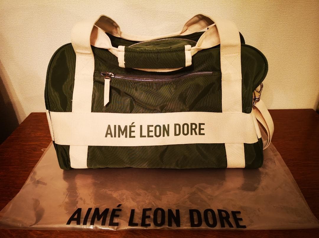 AIMÉ LEON DORE オリーブグリーン ショルダーバッグ