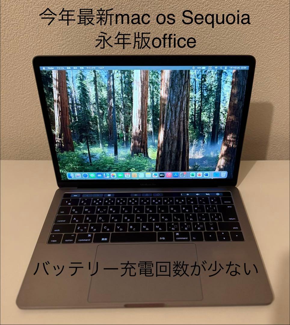 美品 Macbook Pro A1706 13インチ 今年最新mac os