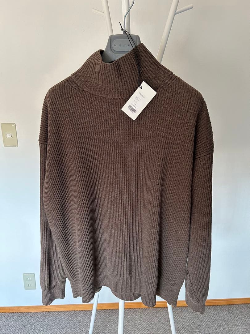 トップス AURALEE SUPER FINE WOOL RIB KNIT 4