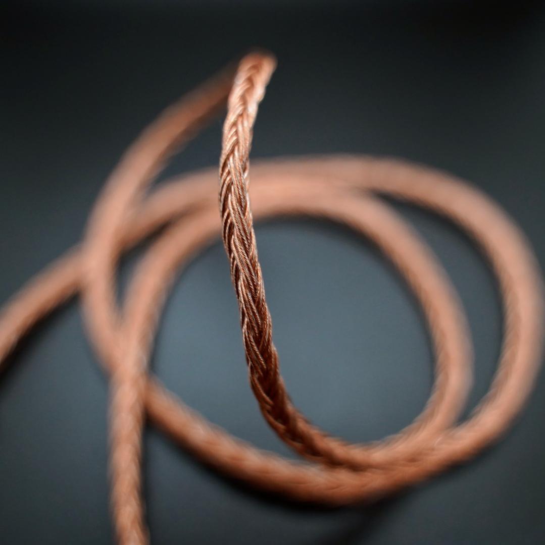 【1点のみ】16コア 7N高純度単結晶銅 メッキ無 C IEM 2Pin/4.4