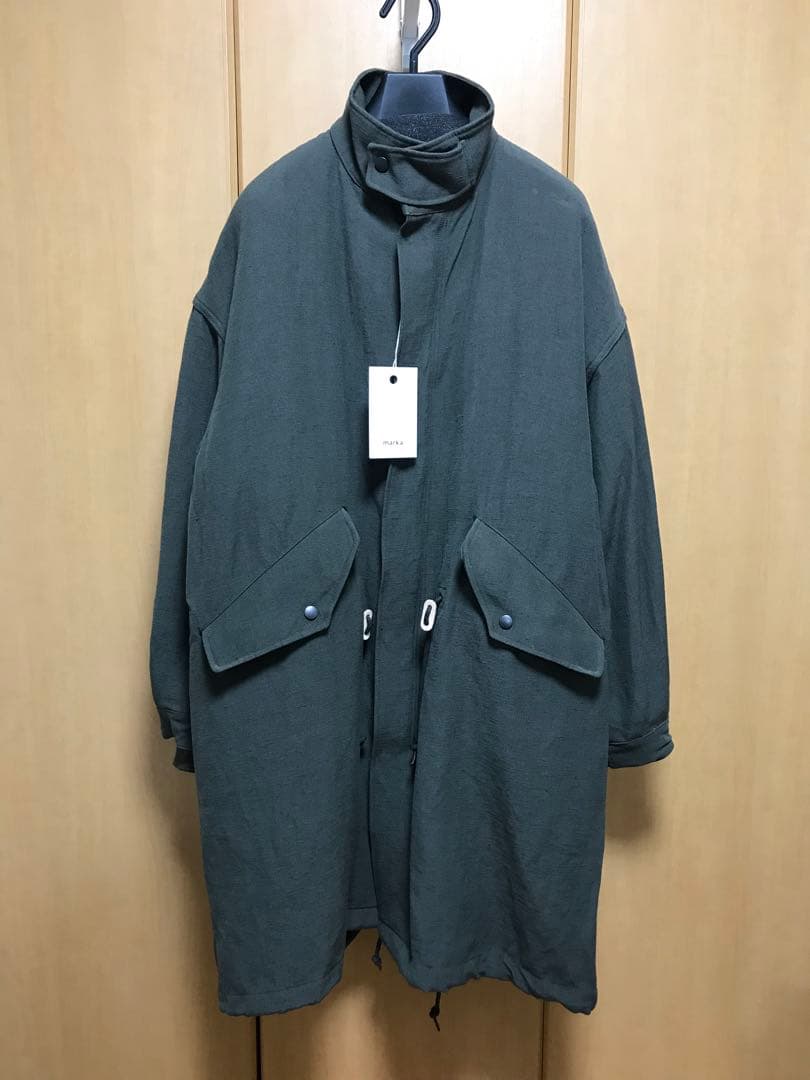 marka ウール リネン バックサテン モッズパーカー size 1