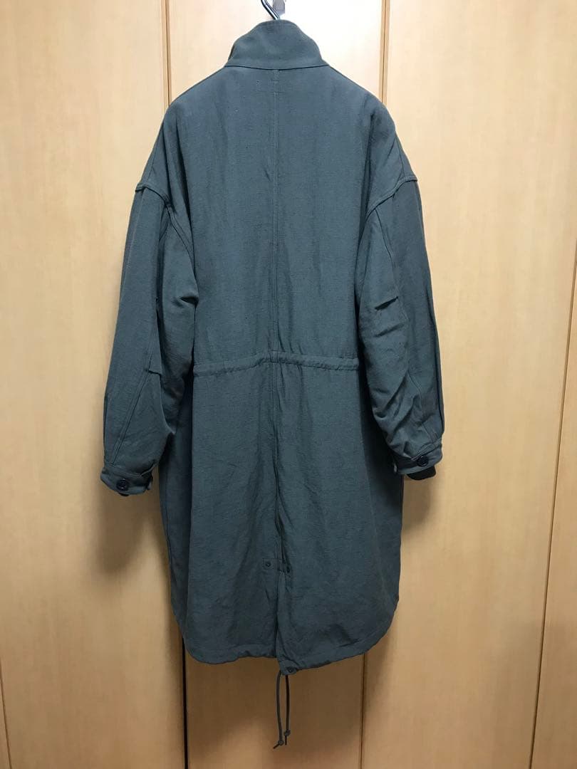 marka ウール リネン バックサテン モッズパーカー size 1
