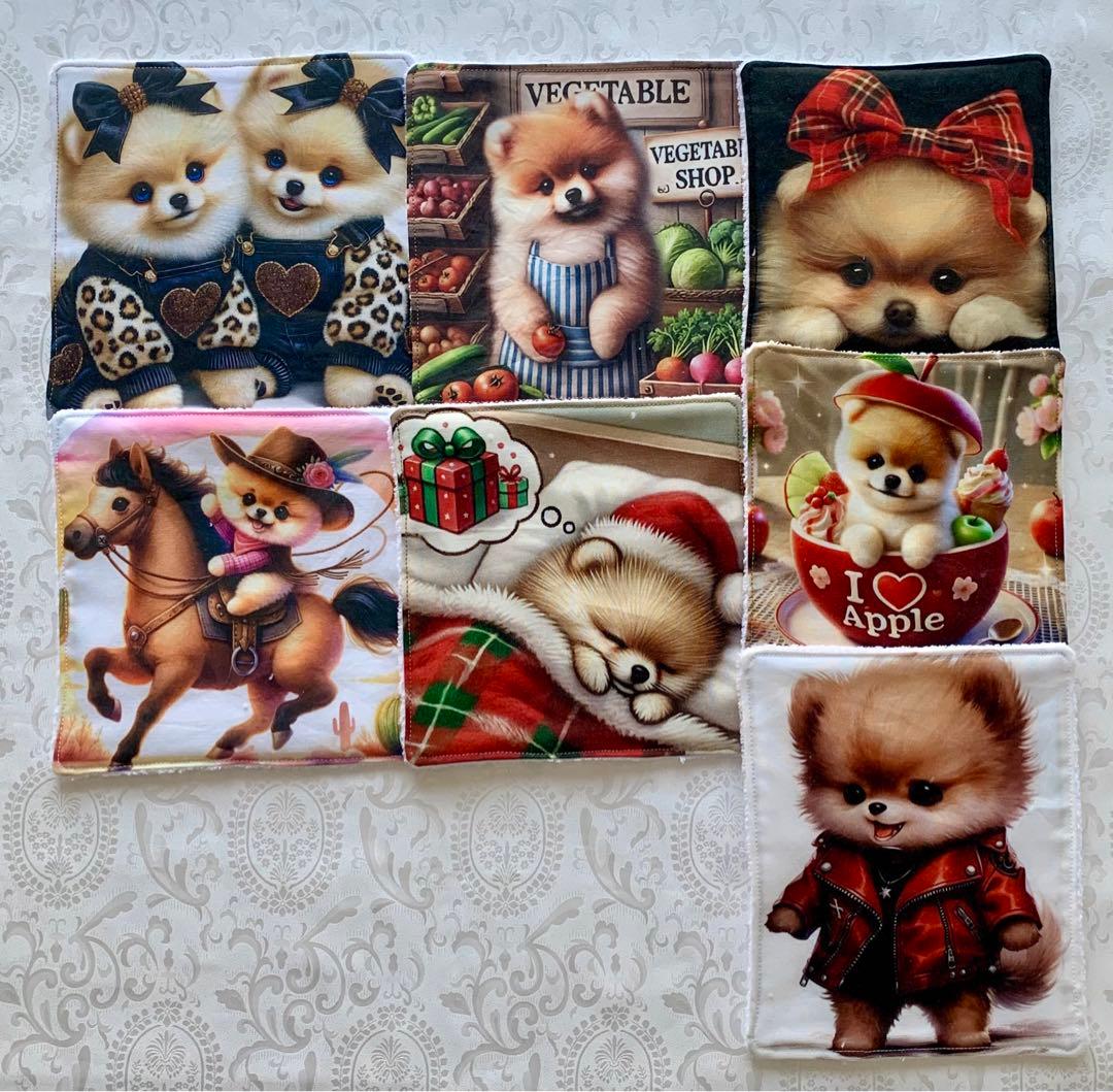 ピーチ　ポメちゃん　トートバッグ　小物入れ