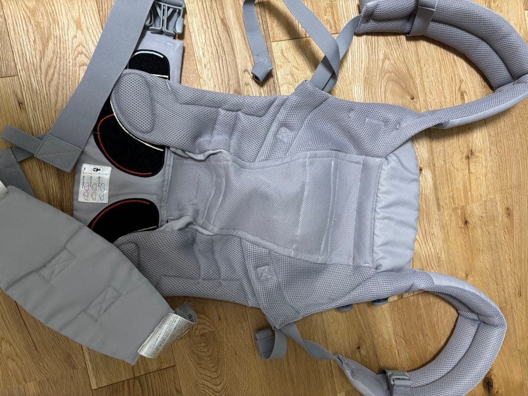 エルゴベビー 抱っこ紐 グレー　ベビーホッパーの防寒ケープのセット