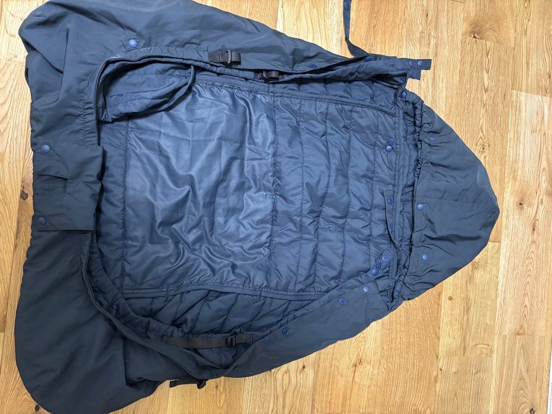 エルゴベビー 抱っこ紐 グレー　ベビーホッパーの防寒ケープのセット