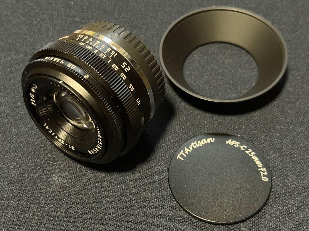 TTArtisan 25mm F2 FXマウント 富士フイルム 単焦点レンズ