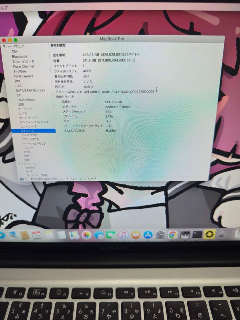 MacBook Pro 15インチ (Early 2011）