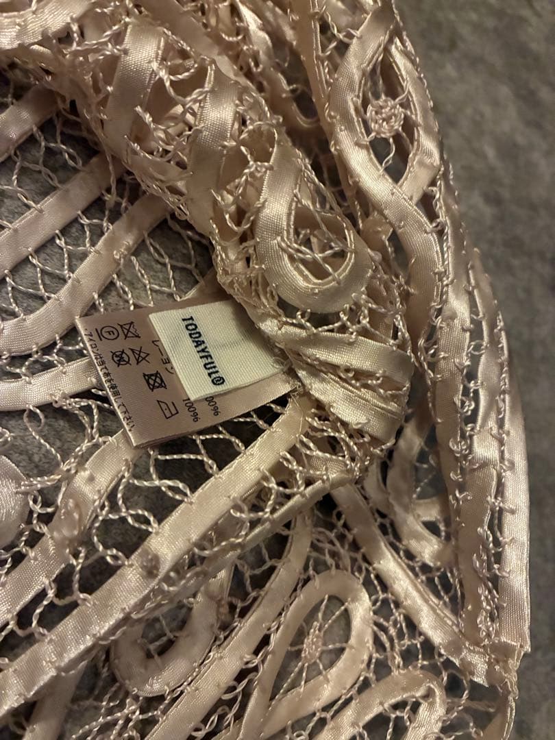 TODAYFUL エンブロイダリーミドルベスト