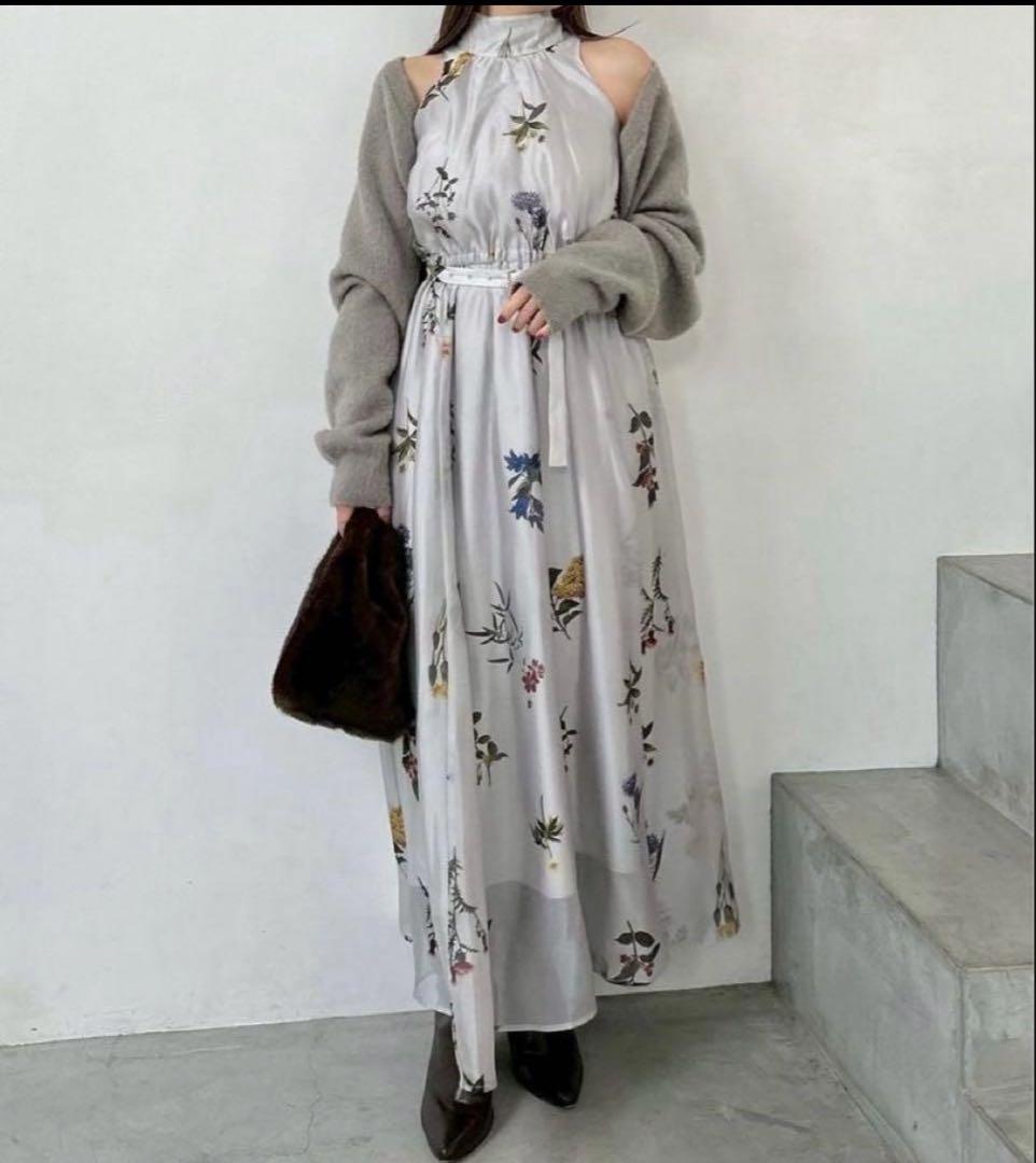 値下げスナイデル Sustainableフラワーモチーフワンピース×ボレロセット