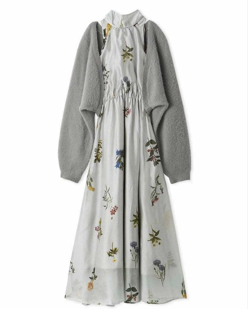 値下げスナイデル Sustainableフラワーモチーフワンピース×ボレロセット