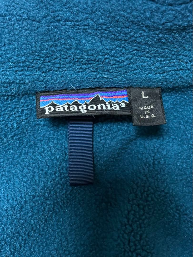 90s USA製 パタゴニア patagonia シェルドキャプリーン L