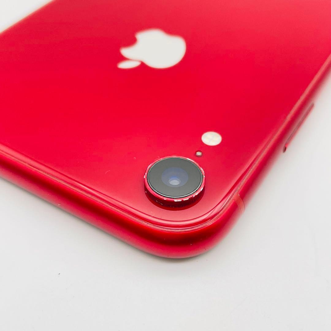 iPhone XR 64GB レッド SIMフリー バッテリー新品交換済み