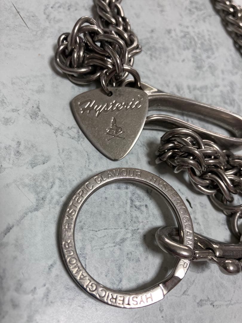 ヒステリックグラマー編み込みウォレットチェーン