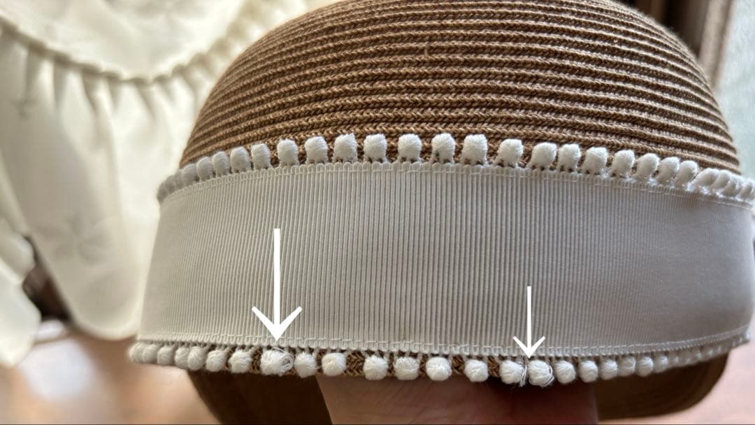 アシーナニューヨーク　AthenaNewYork メーガンキャップ　麦わら帽子