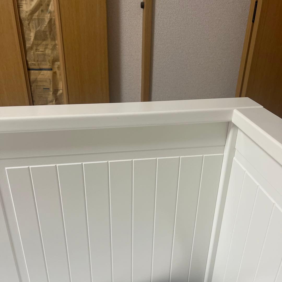 【引き渡し限定】IKEA ヘムネス　白ベッドフレーム　マットレス付き