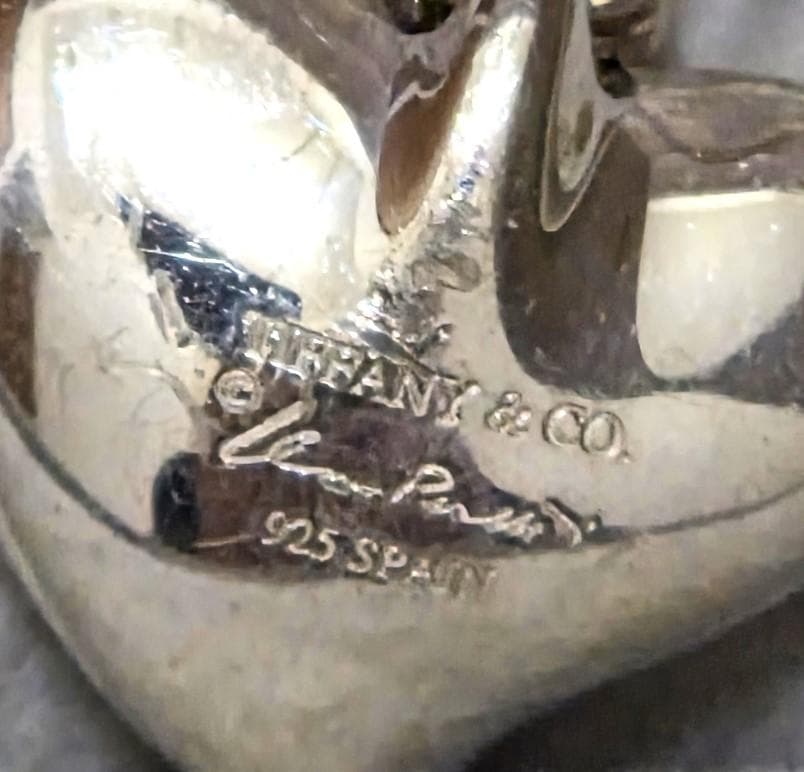 ティファニー　エルサペレッティ　フルハート　SV925ピアス　片耳用　42813