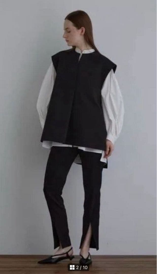 美品✨LE PHILブラック マトラッセトリプルクロスジレ