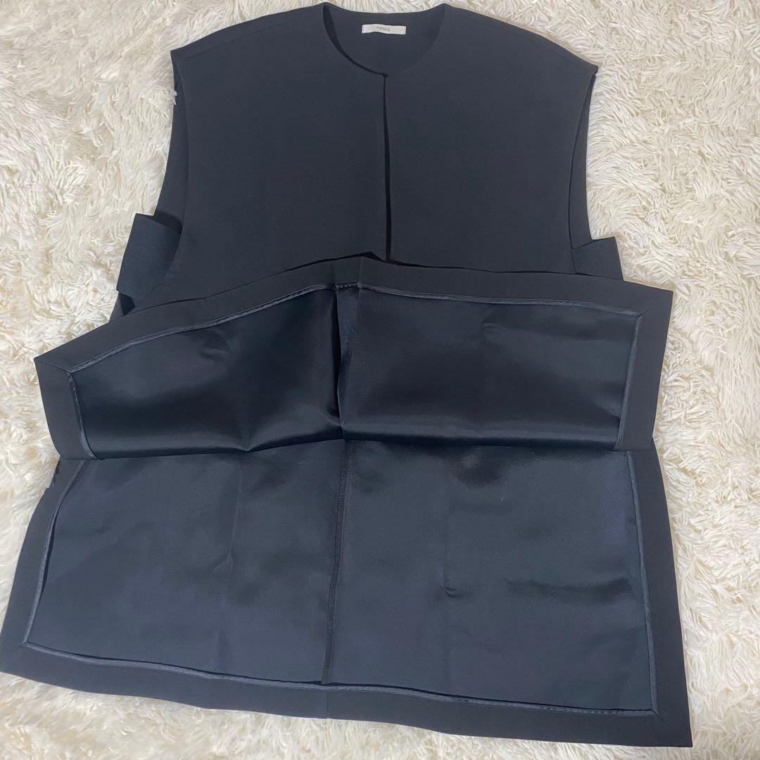 美品✨LE PHILブラック マトラッセトリプルクロスジレ