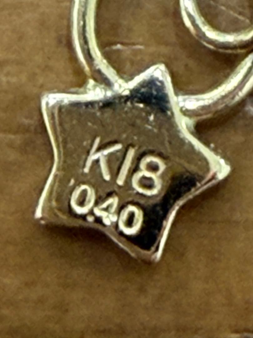 激安スタージュエリーK18 0.4ctダイヤネックレス BRIGHTESSTAR