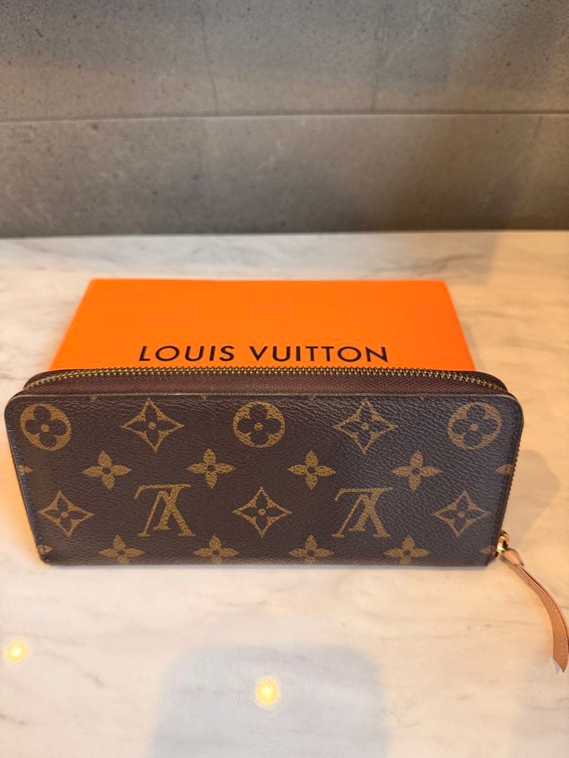 キ*ー様 ルイヴィトン モノグラム ポルトフォイユ クレマンス ローズバレリーヌ