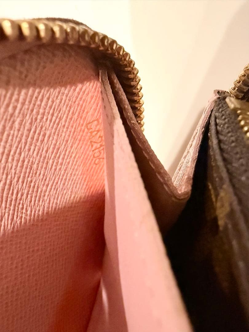 キ*ー様 ルイヴィトン モノグラム ポルトフォイユ クレマンス ローズバレリーヌ