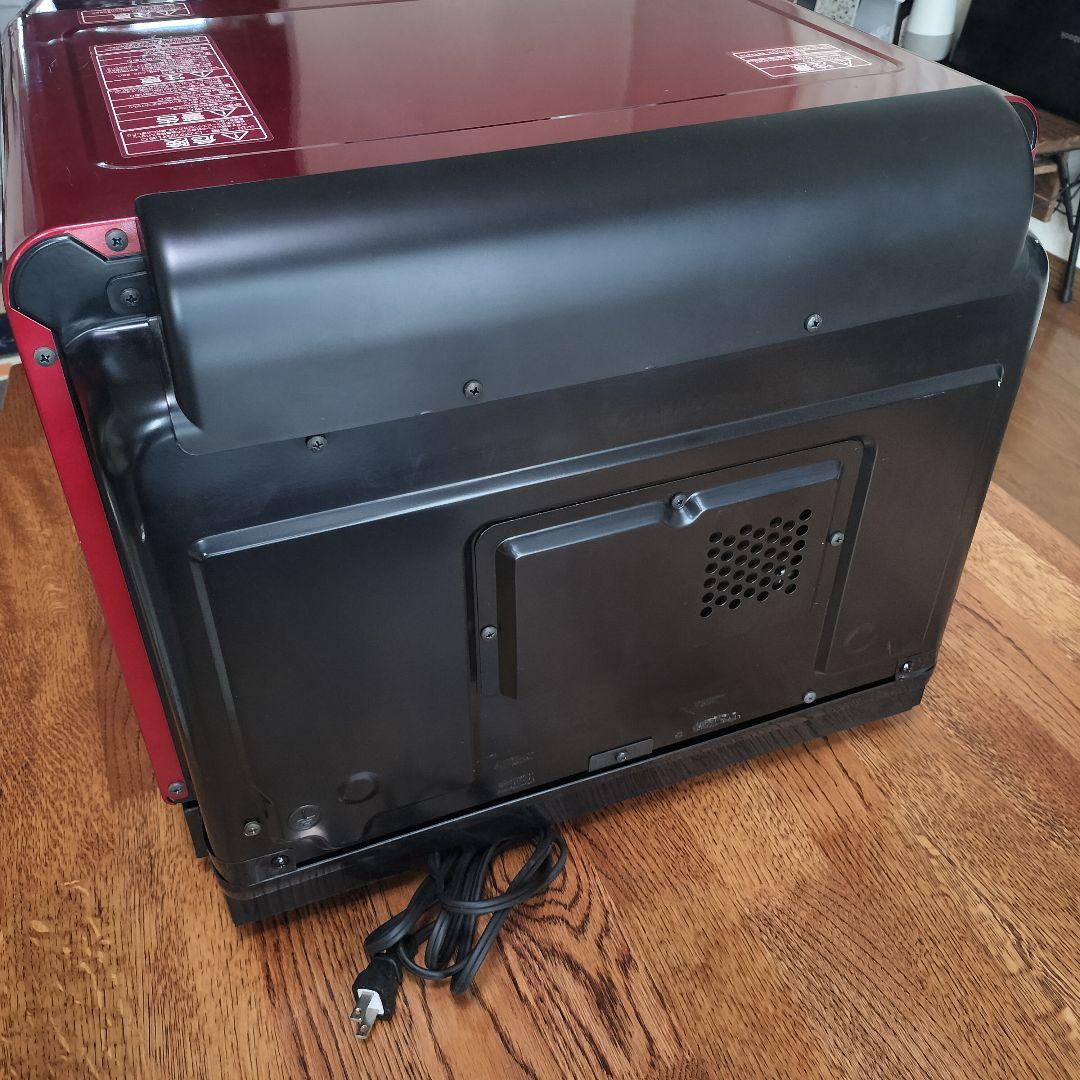 【使用僅か】 東芝 石窯ドーム ER-JD510 赤 スチーム オーブンレンジ